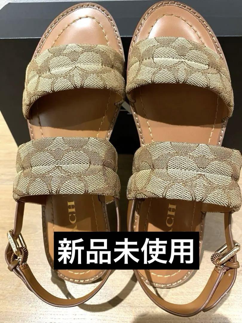 【新品未使用】COACH☆サンダル