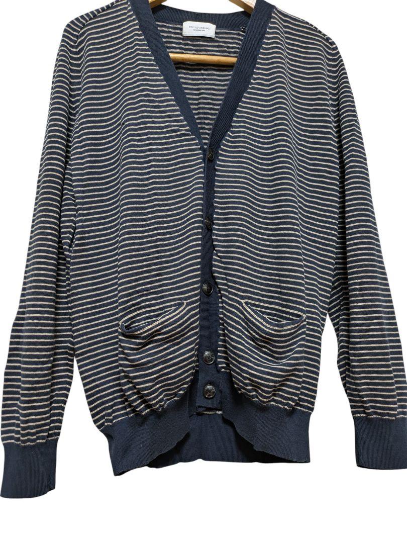 UNITED ARROWS ストライプ カーディガン