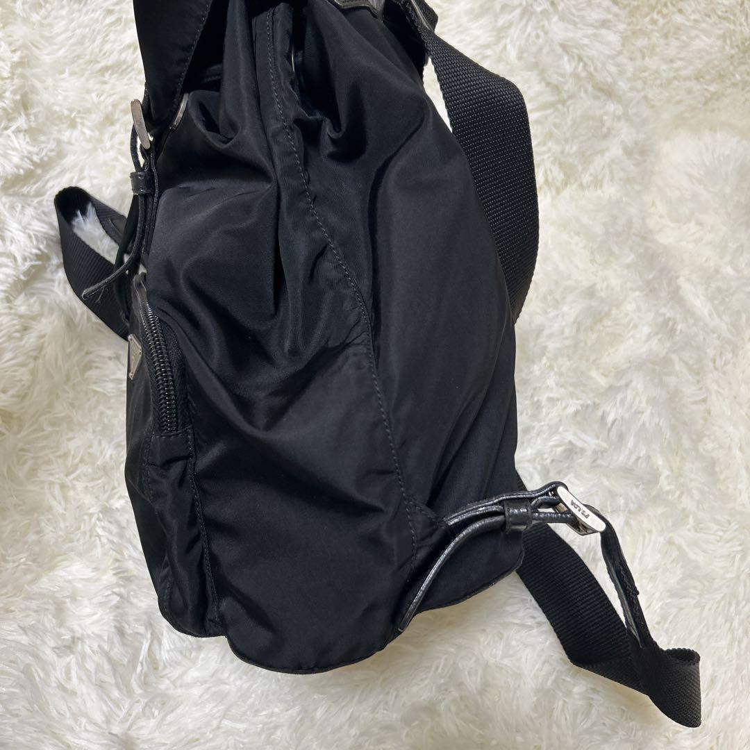 【美品✨】プラダ リュック バックパック 三角 巾着 テスートナイロン ベルト