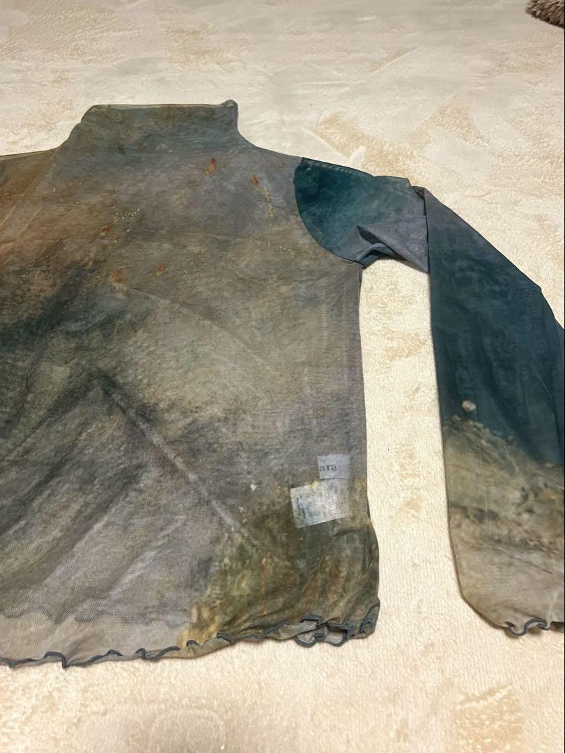 High Neck Sheer Top/ハイネックシアートップ サハラ