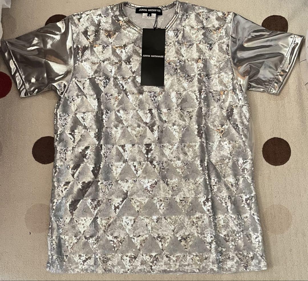 田中【未使用品】　JUNYA WATANABE スパンコールTシャツ 田中様専用【未使用品】 JUNYA WATANABE スパンコールTシャツ