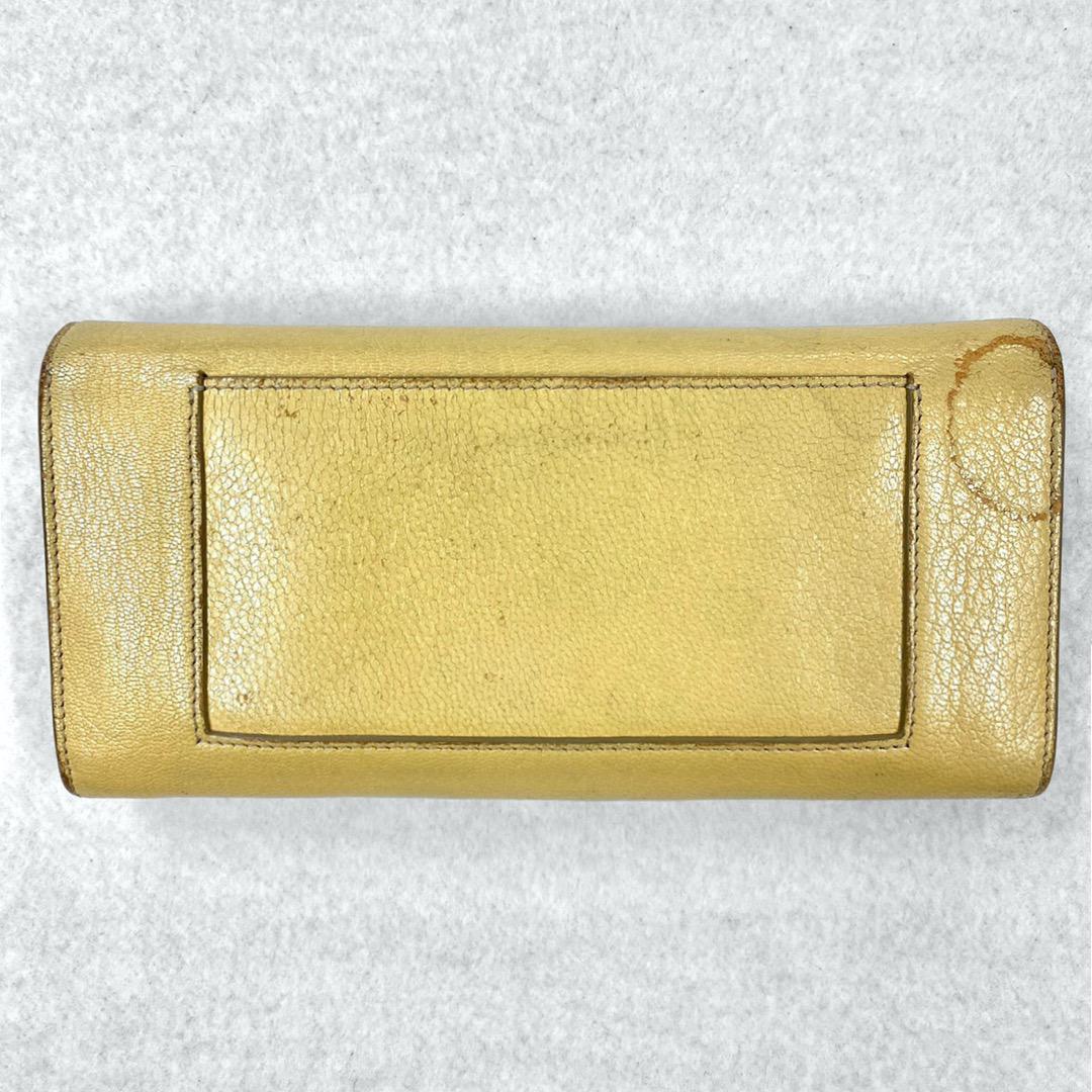 本物 CELINE|セリーヌ フィービー期 バイカラー長財布 イタリア製 ...