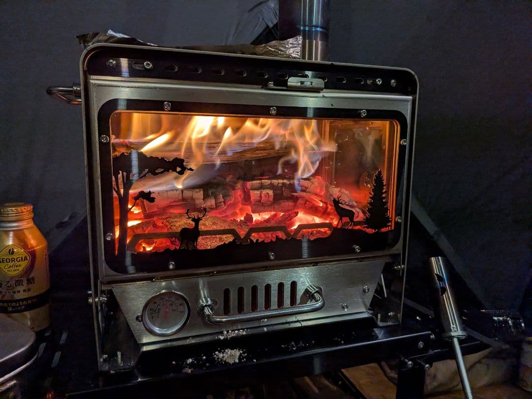 tomount 薪ストーブ 1度使用のみTOMOUNT