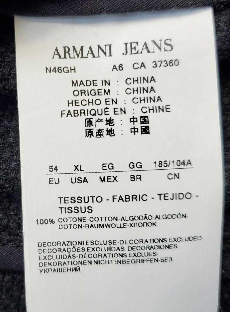 ARMANI JEANS テーラードジャケット 洗える 高級ライン カジュアル