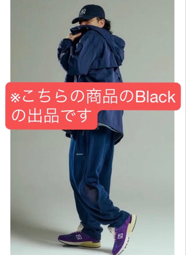 ALOUND VENTILATION SWEATPANTS Black Sサイズ