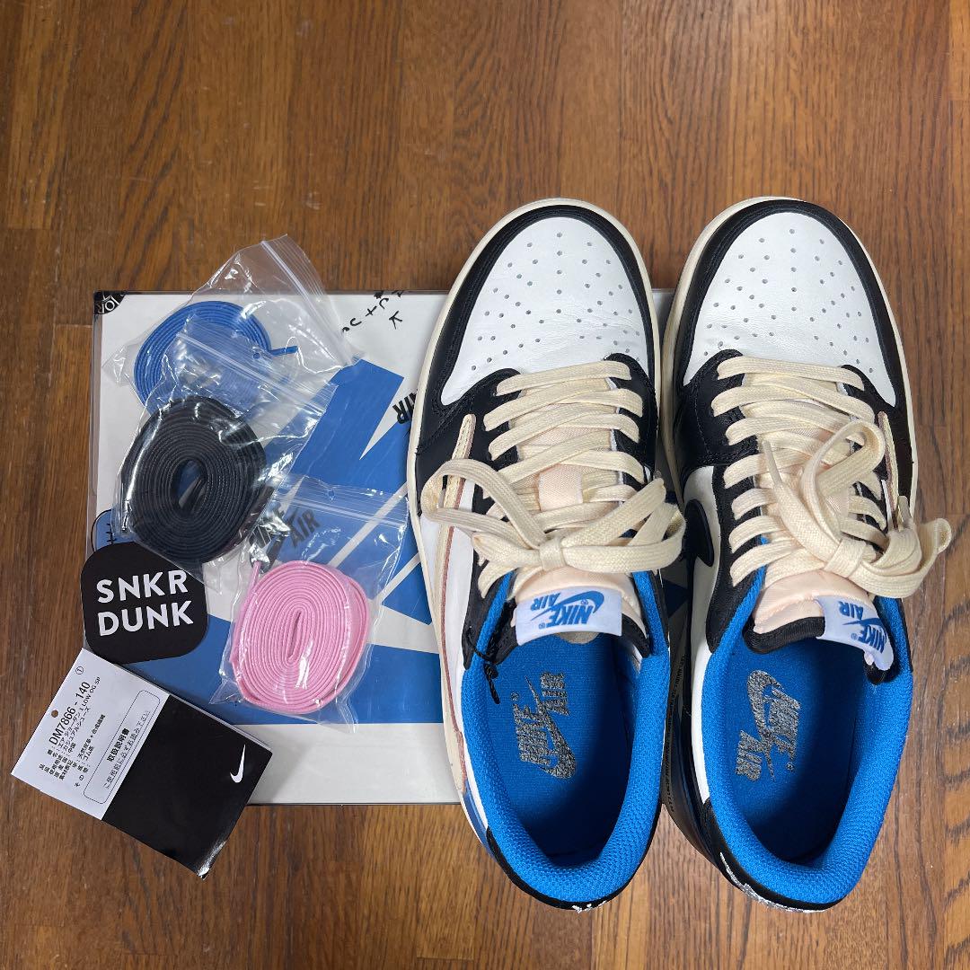 本日限定値下げ！NIKE AIRJORDAN 1 LOW TravisScott