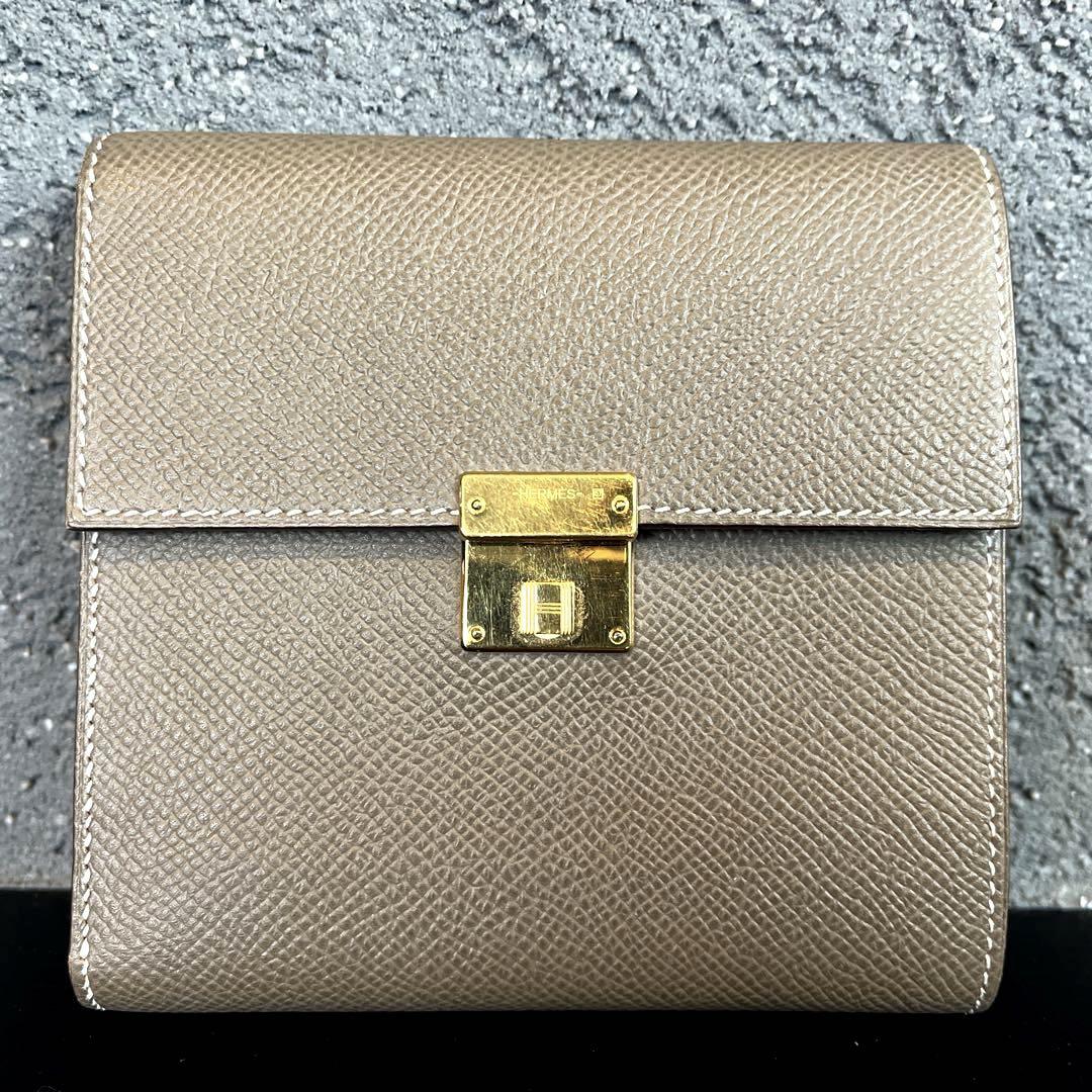 【希少】エルメス HERMESクリック12 三つ折り 財布 レディース【美品】