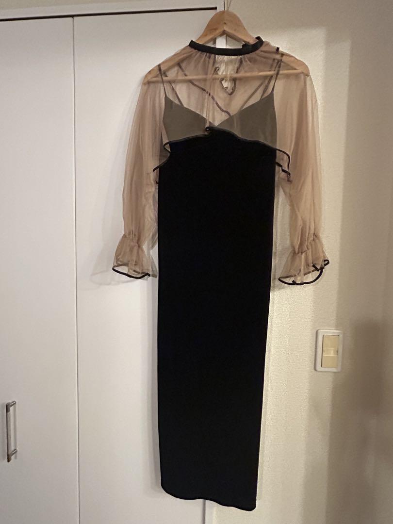 AMERI VINTAGE MANY WAY TULLE VEIL DRESS - ワンピース低 価格 通販