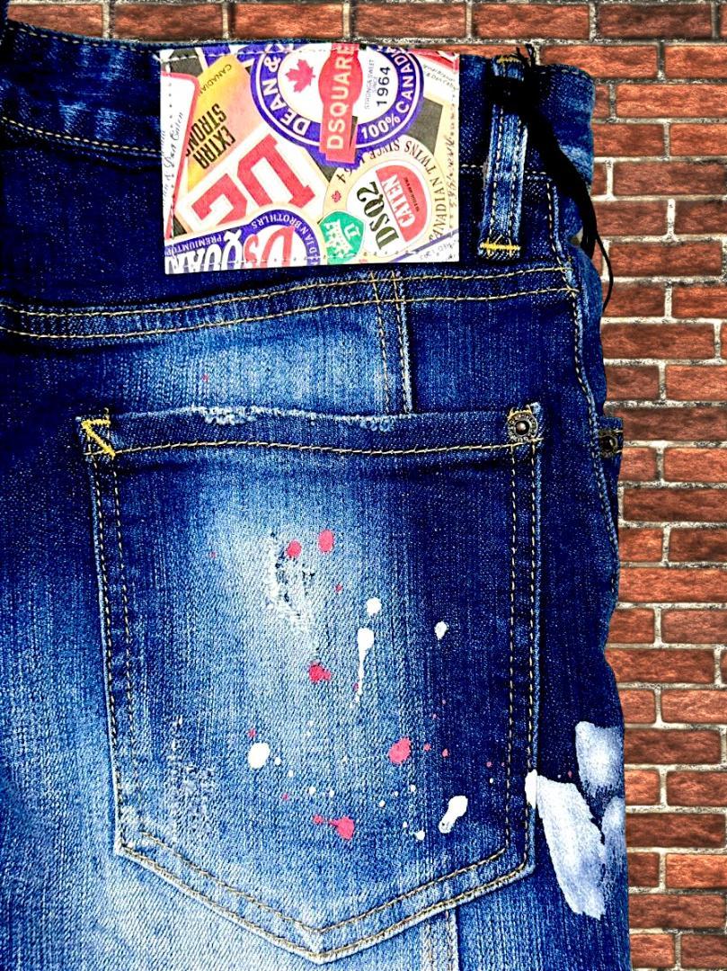 ★新品タグ付き！◆定価9.2万◆ディースクエアード*46*デニムパンツ/ジーンズ