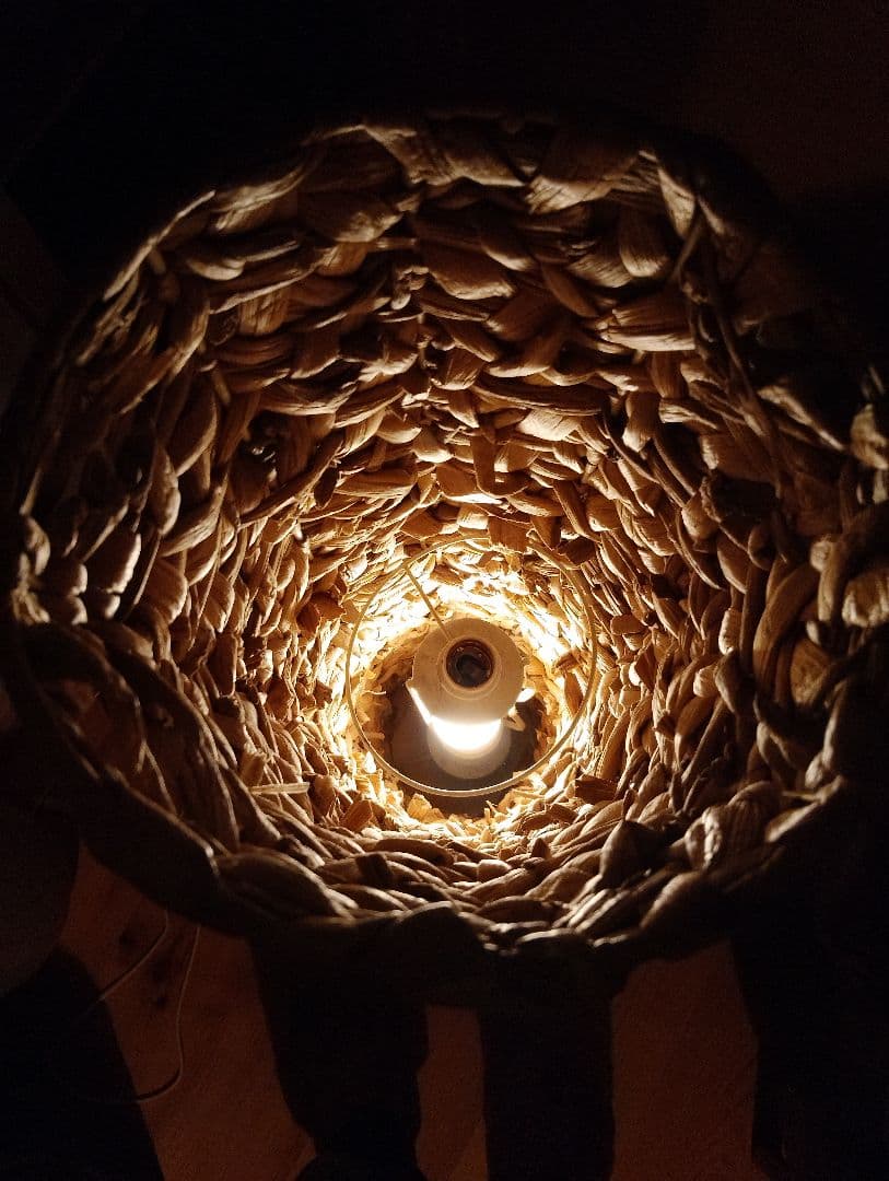 送料無料☆バリ芸術家具☆間接照明　LEDライト付き バリ芸術家具☆間接照明 LEDライト付き