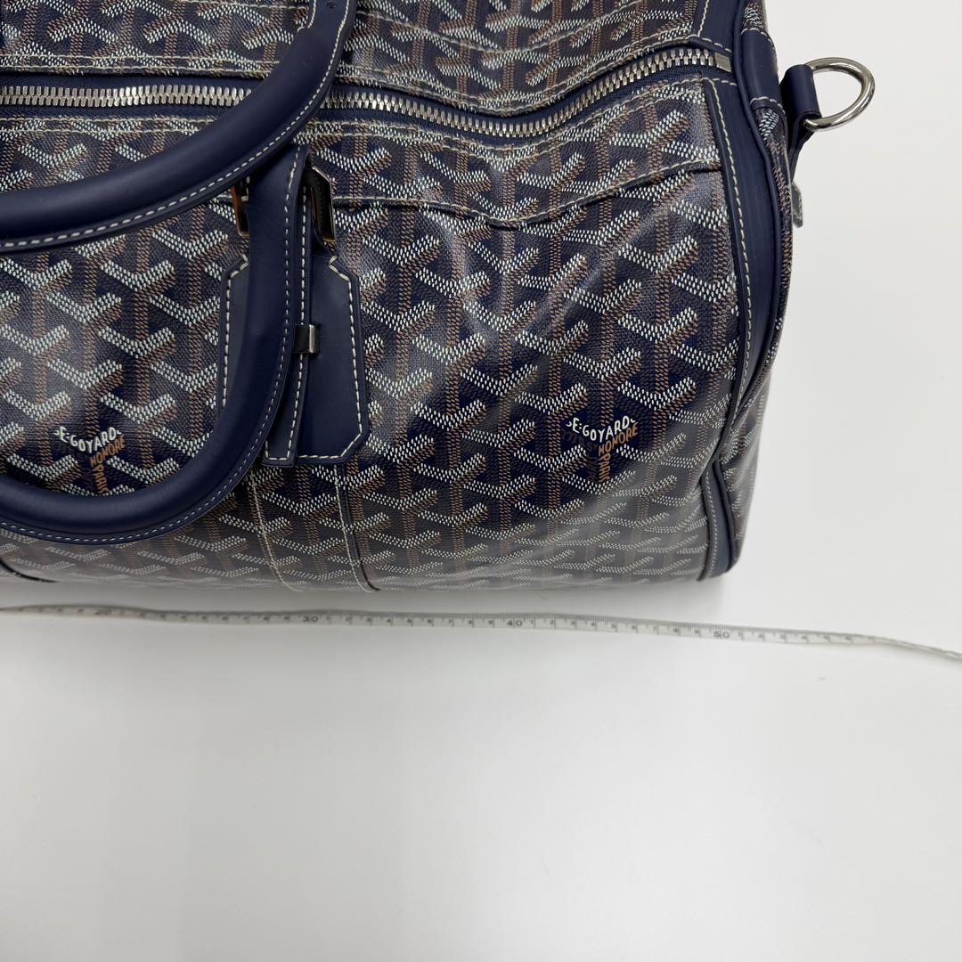 GOYARD ゴヤール クロワジュール50 ボストンバッグ ヘリンボーン