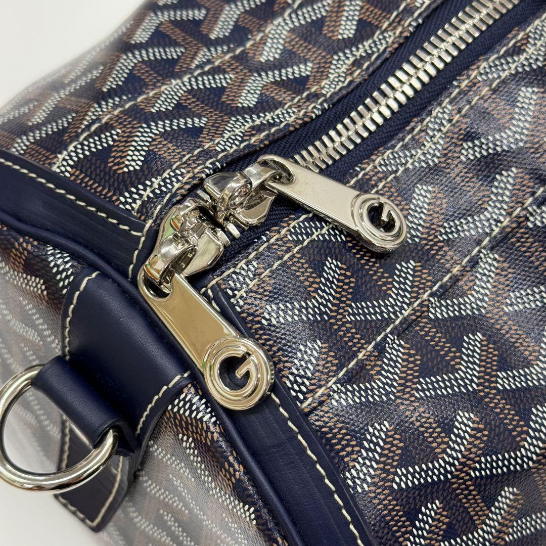 GOYARD ゴヤール クロワジュール50 ボストンバッグ ヘリンボーン