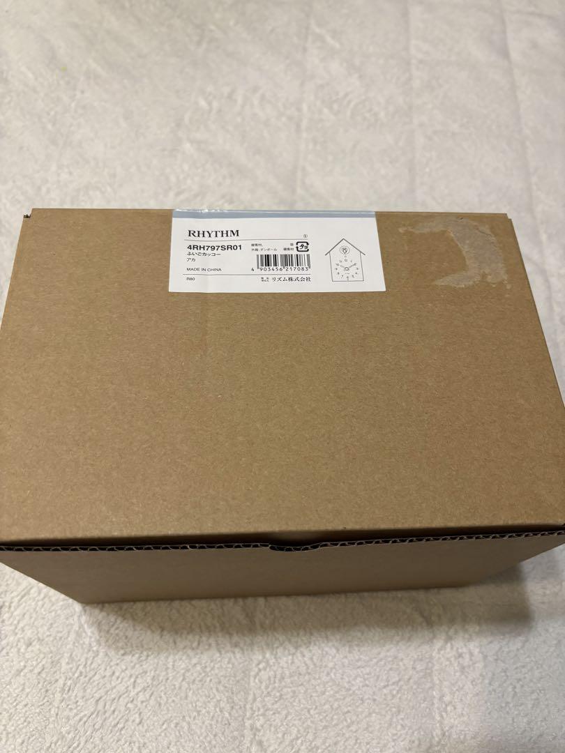 【お値下げ】RHYTHM ふいごカッコー　赤色　4RH797SR01 鳩時計