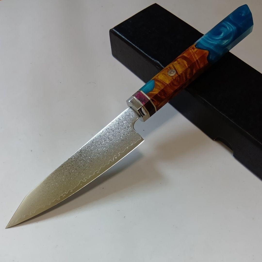 Amazon | KEEMAKE 包丁 ペティナイフ 130mm ダマスカス包丁 67層