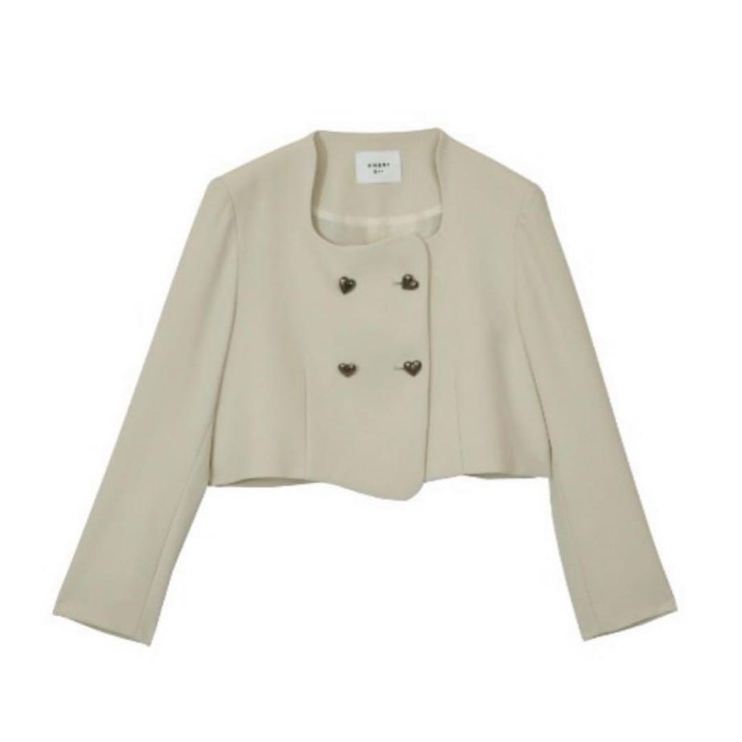 【激安アウトレット!】 OTONA MUSE ameri JACKET HEART CURVE ジャケット・アウター