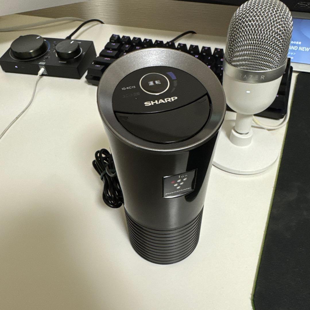 シャープ SHARP IG-KC15 空気清浄機 ブラック