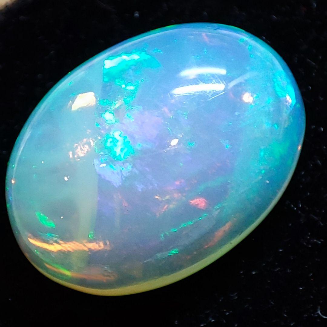 天の川の美しさ　エチオピアオパール 14x10.5x5mm 5.2Ct　o4