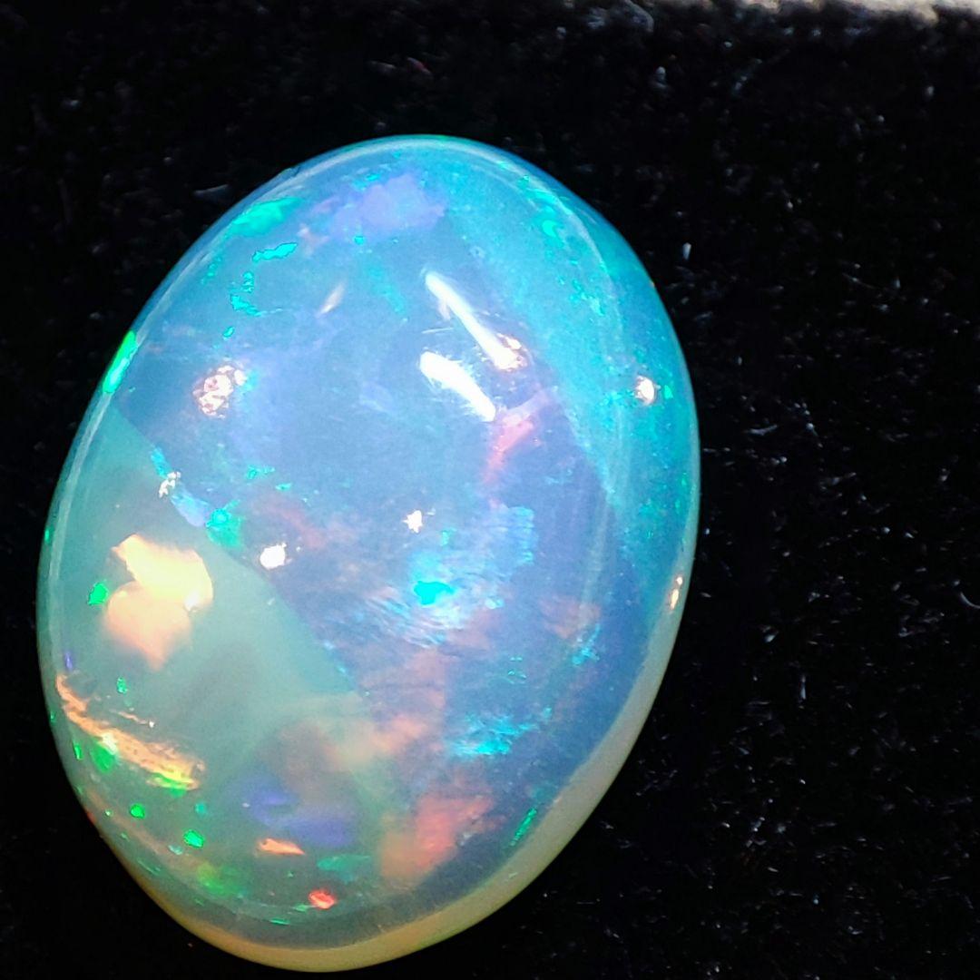 天の川の美しさ　エチオピアオパール 14x10.5x5mm 5.2Ct　o4