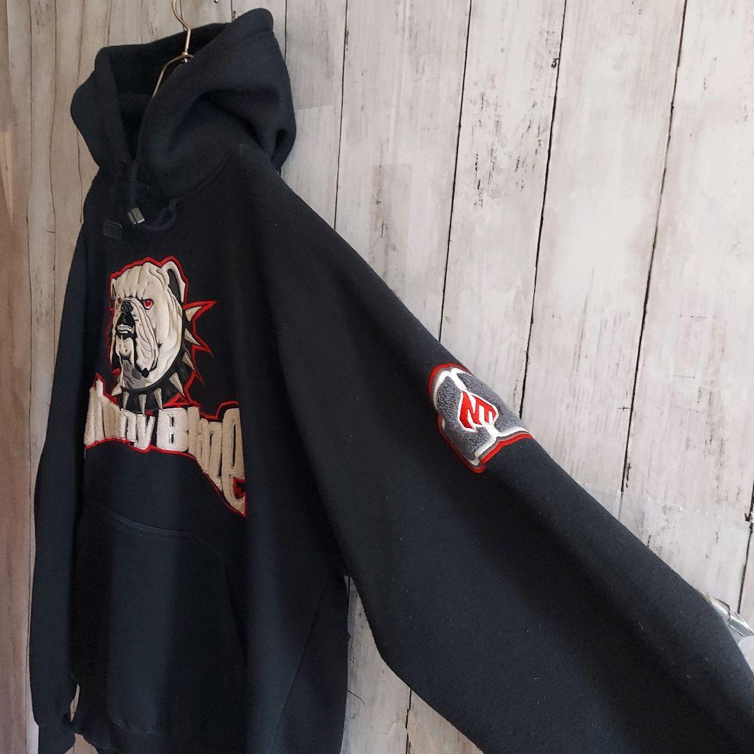 Johnny Blaze】ジョニーブレイズ 刺繍 パーカー フーディー XL