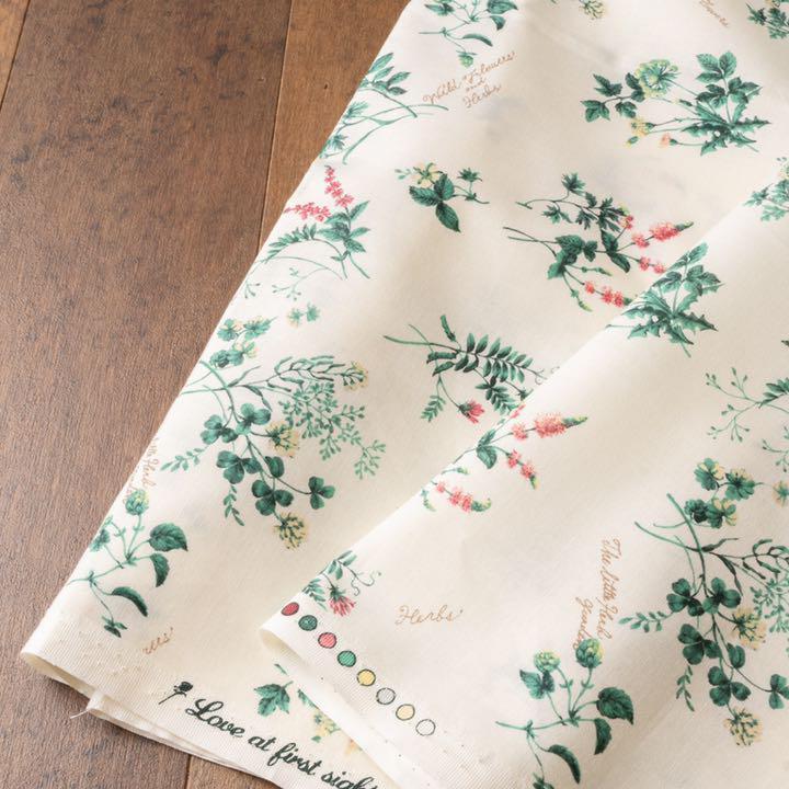 Y509 110cm×2M 有輪商店 綿100シャーティング 花柄