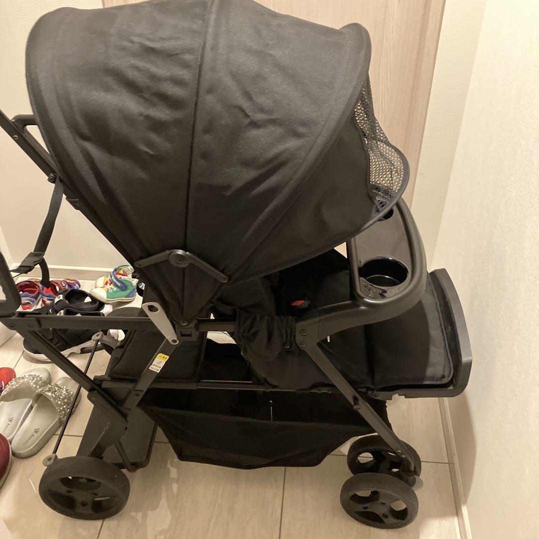 良品 ネビオ Nebio Amitie F 二人乗りベビーカー アミティエ