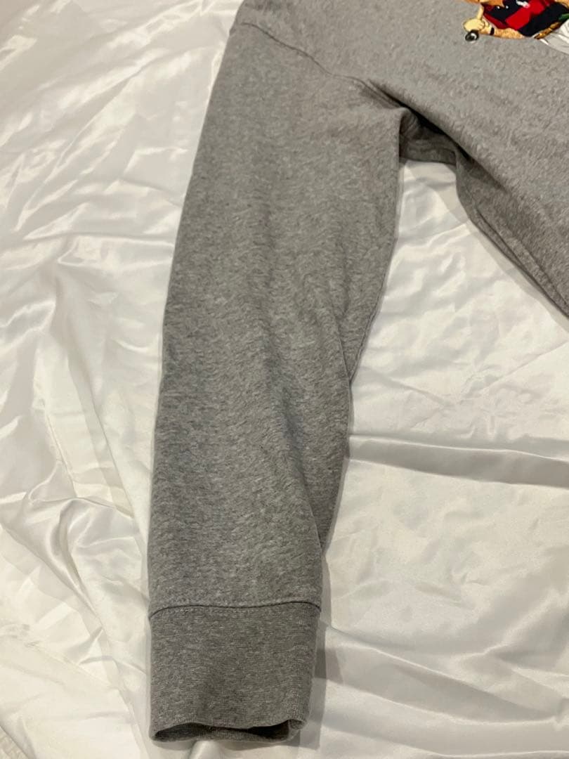 ポロ ラルフローレン ポロベア スウェット フーディ グレー