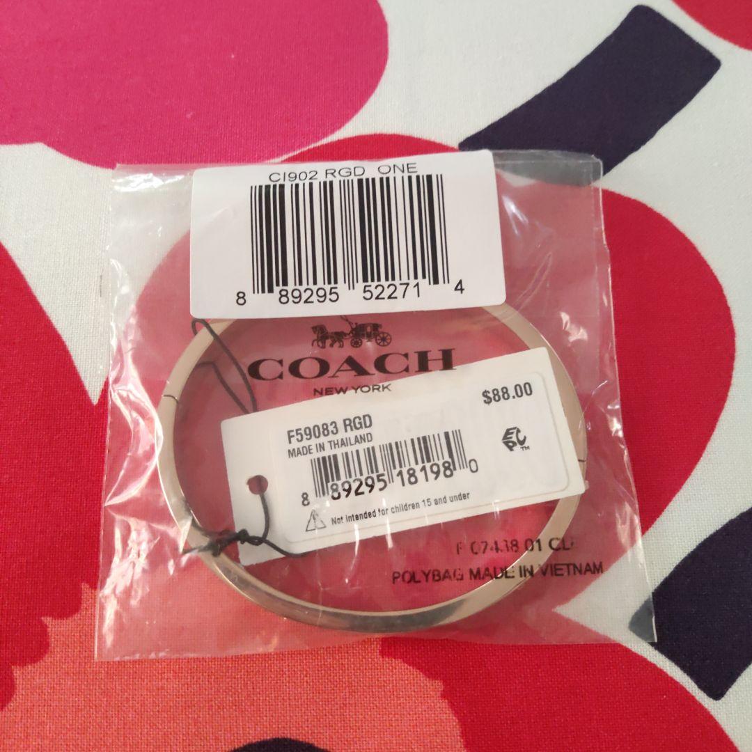 新品 コーチ バンクル 試着のみです。