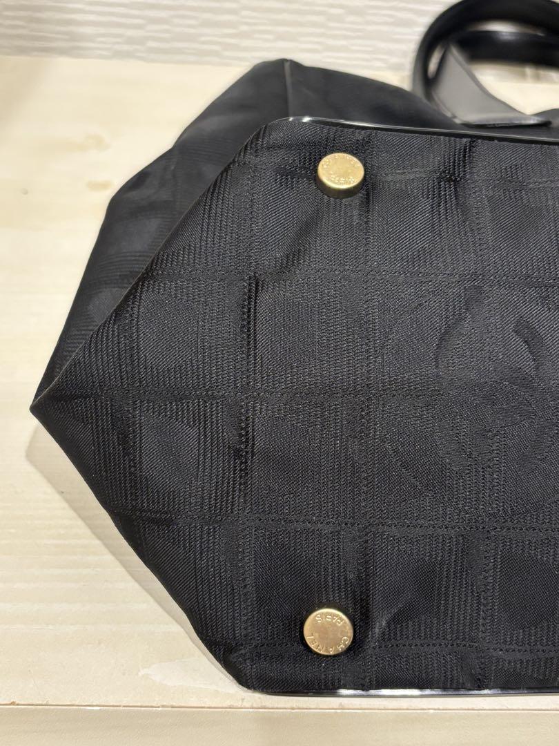 ✨CHANEL✨シャネル トートバッグ ニュートラベルライン 黒 CHANEL】シャネル トートMM ニュートラベルライン トートバッグ