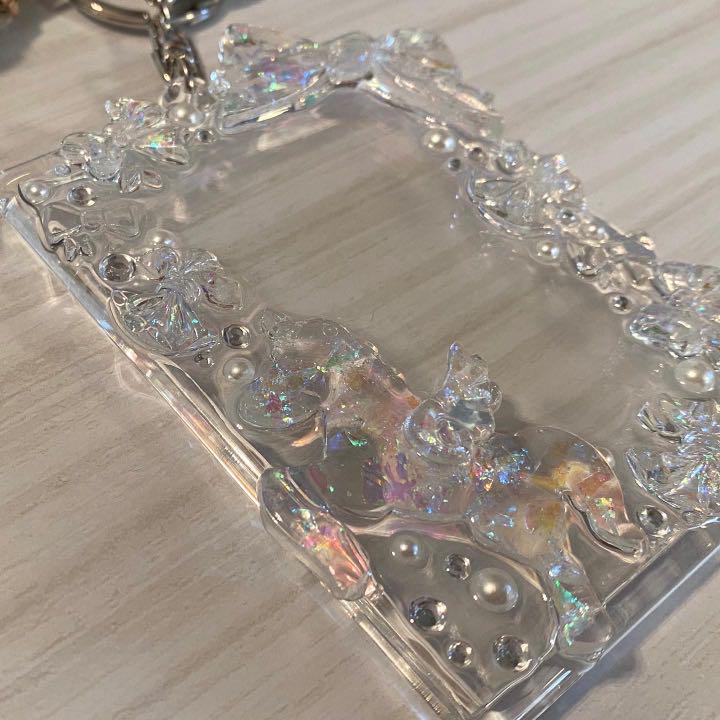 割引購入 ハンドメイド オーロラユニコーン トレカキーホルダーデコ K-POP・アジア