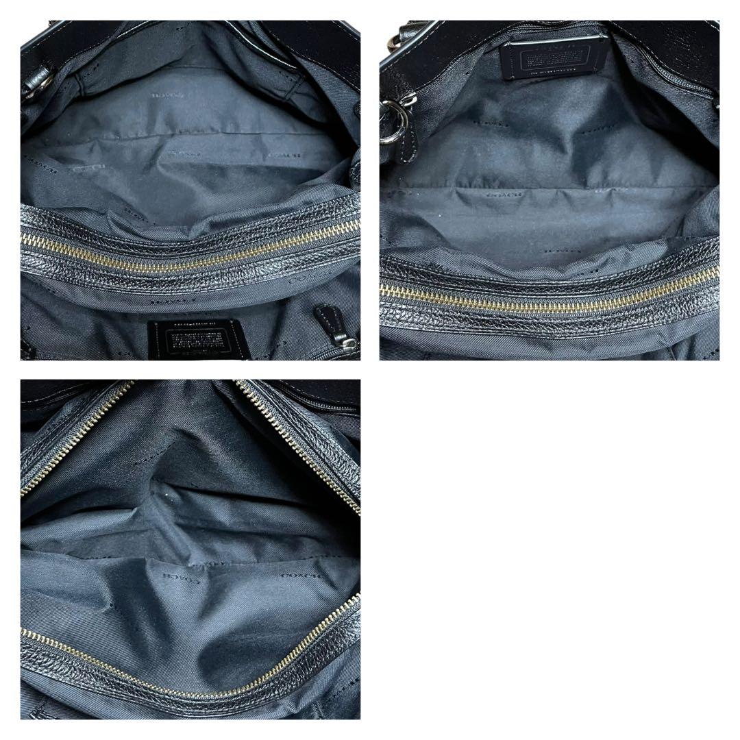 美品　コーチ　ショルダーバッグ　ハンドバッグ　２way マーサーサッチェル　黒