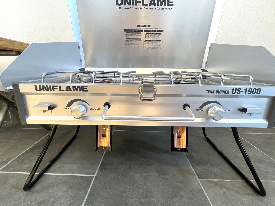 UNIFLAME ツーバーナー　US-1900 収納バッグ　焚き火テーブル付き