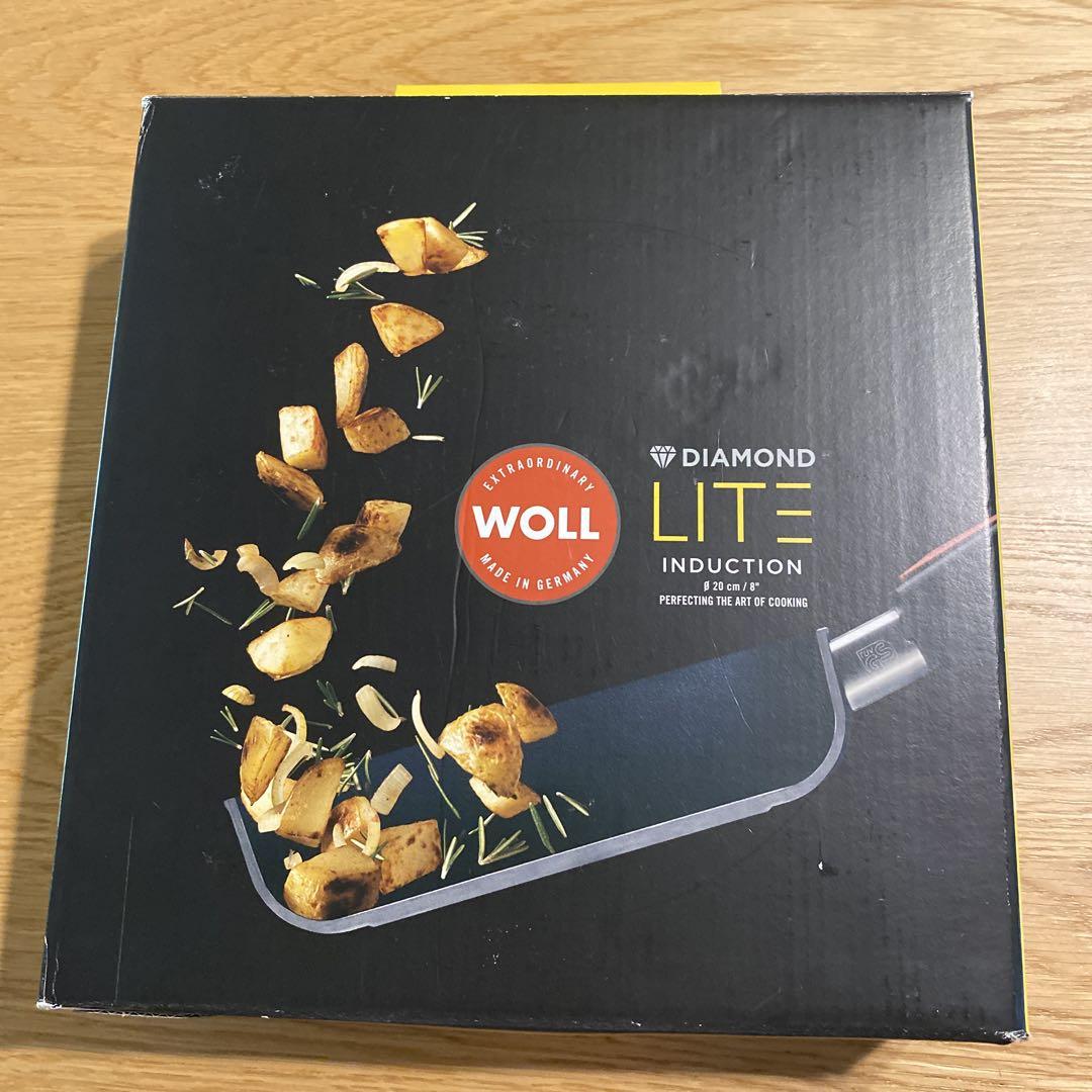 WOLLダイヤモンドライト　ラウンドフライパン 20cm