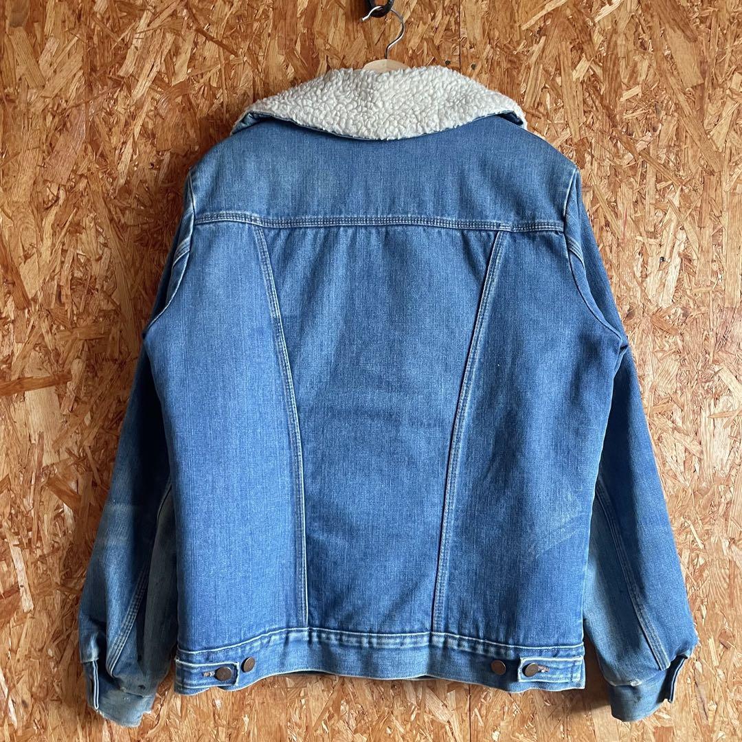 Wrangler ボアデニムジャケット ランチコート