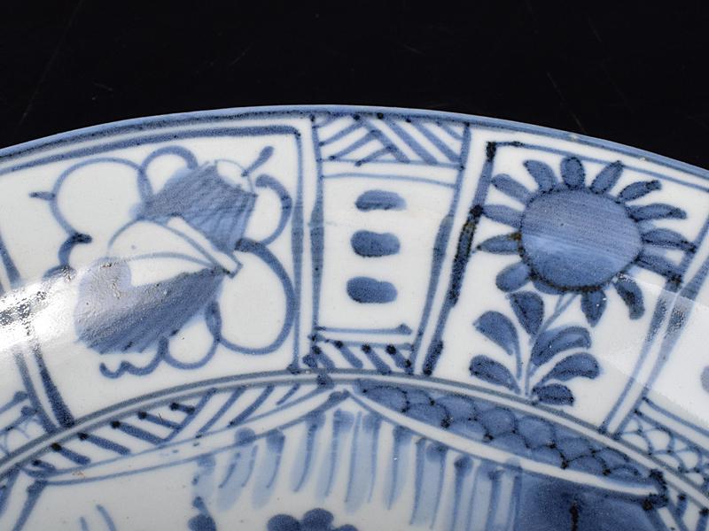 豊富なお得 中国 青花芙蓉手 昆虫文盤 C R2555 4P9pS-m38511678635 人気格安