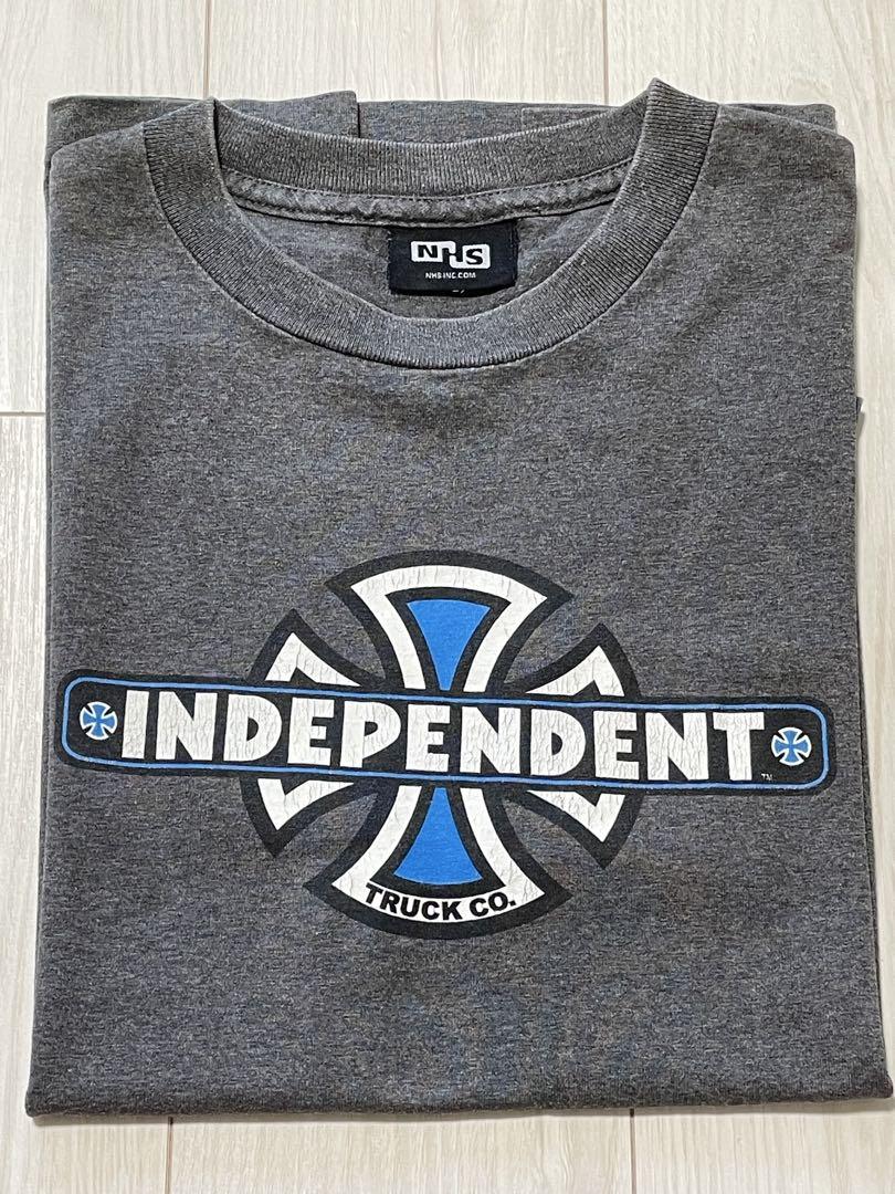 最終値下げ　INDEPENDENT 90s ヴィンテージTシャツ　アイアンクロス 00's INDEPENDENT プリントTシャツ “アイアンクロス