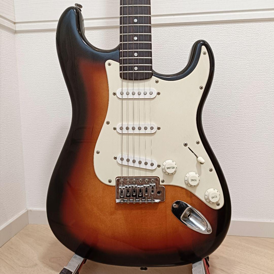 【メンテ済み】Squier ストラトキャスター エレキギター 本体 サンバースト