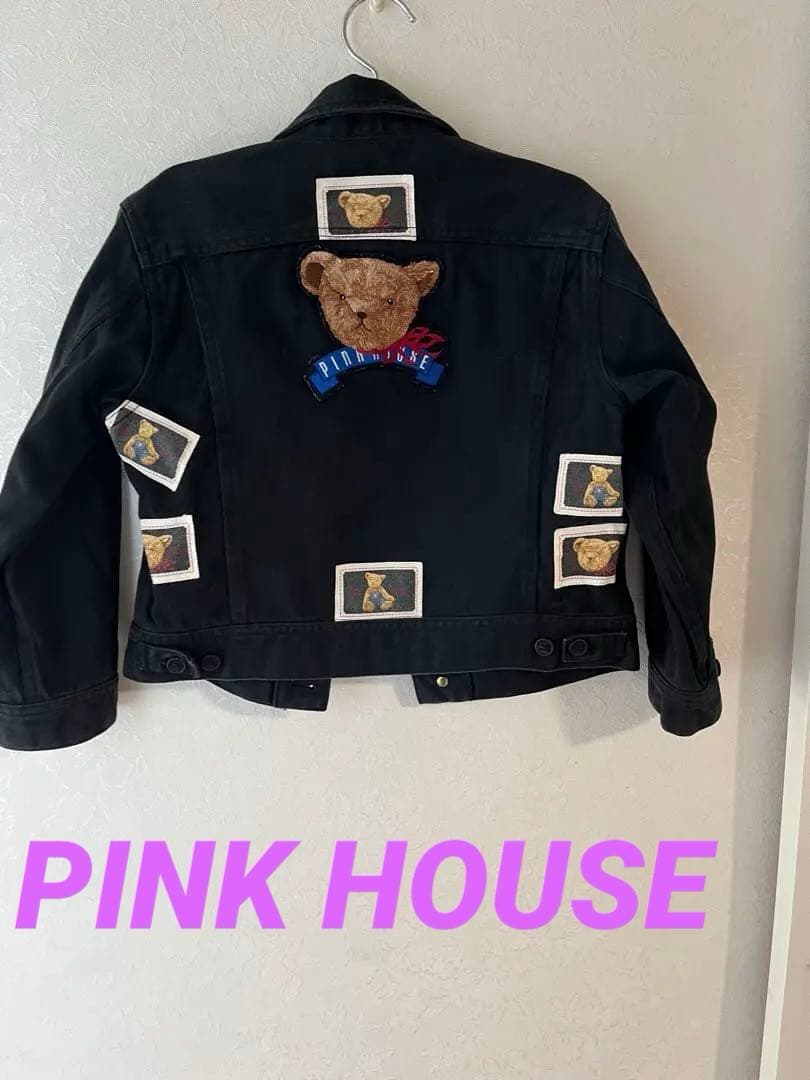 ピンクハウス　キッズ　希少☆ Gジャン　くまワッペン