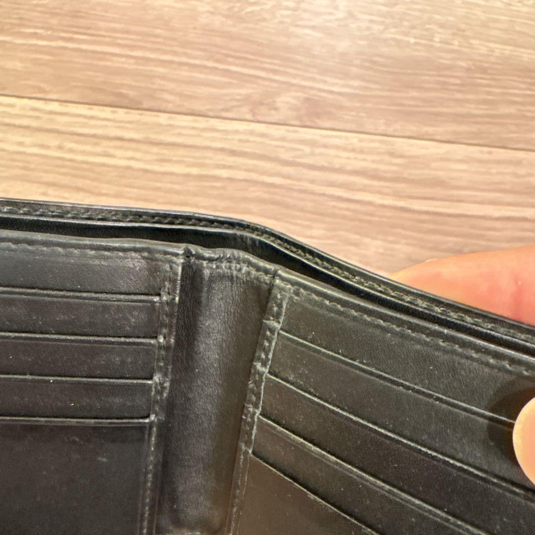 BOTTEGA VENETA ボッテガヴェネタ　二つ折り財布 ブラック