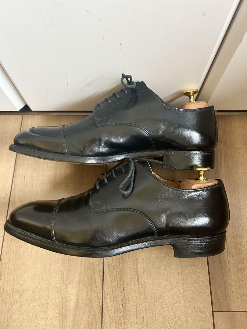 【美品】SCOTCHGRAIN スコッチグレイン ストレートチップ 25.5