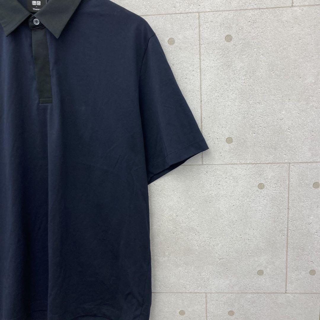 タグ付 新品未使用 UNIQLO ユニクロ Theory ポロシャツ XL 紺