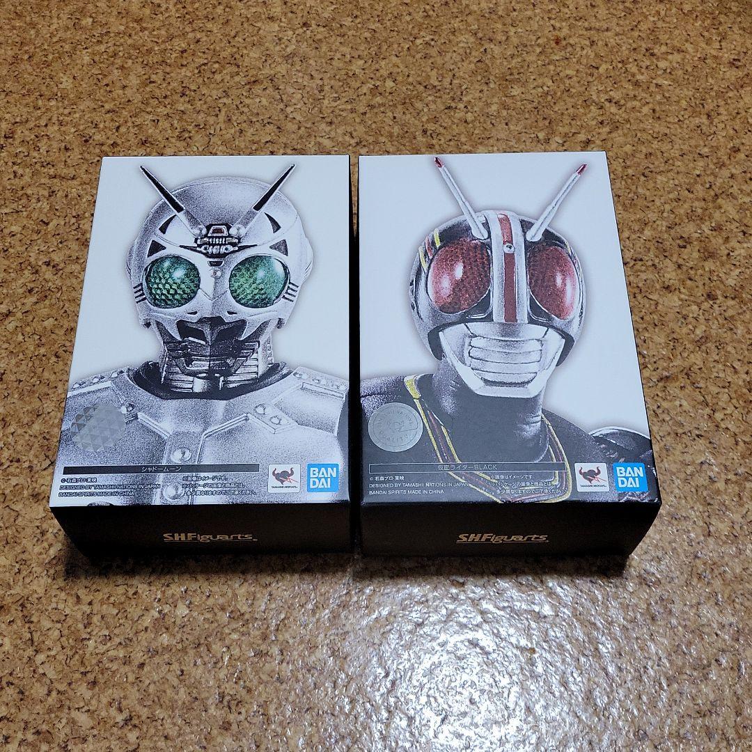 【テレビで話題】
 S.Hフィギュアーツ　真骨彫製法　仮面ライダーBLACK&シャドームーン 特撮
