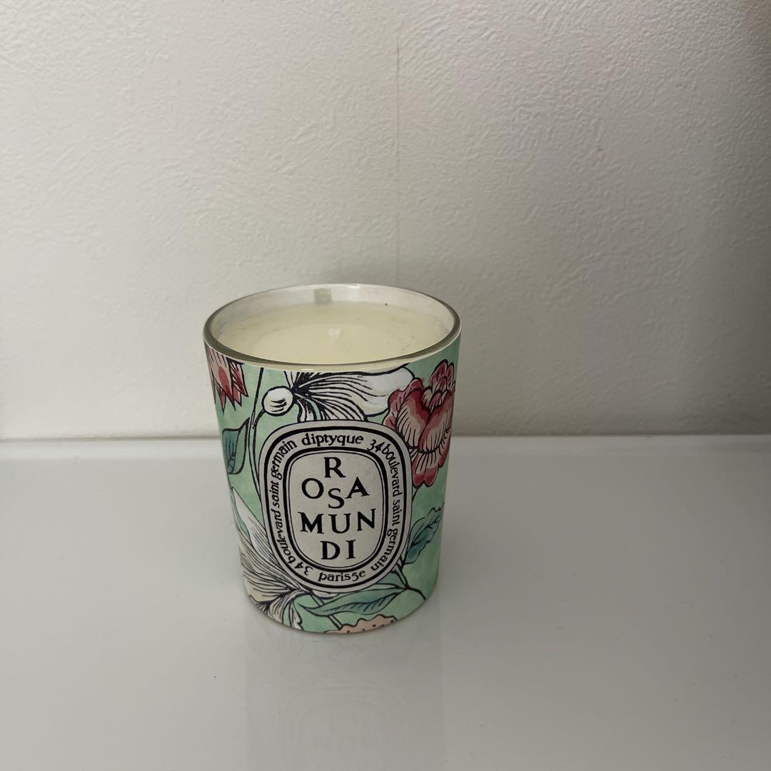 diptyque Rosa Mundi 香り付きキャンドル 190g