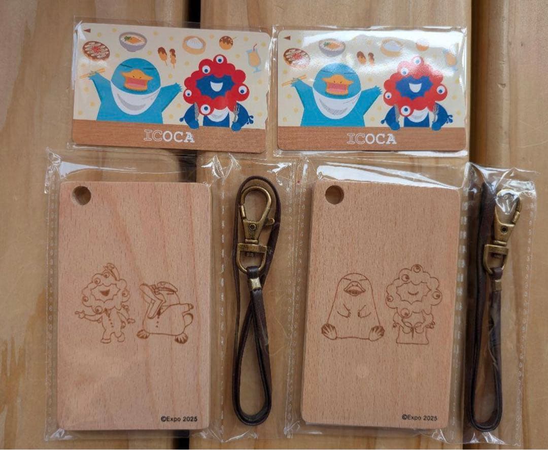 完売品◆EXPO2025 大阪万博 関西万博 木製パスケースA B  ICOCA