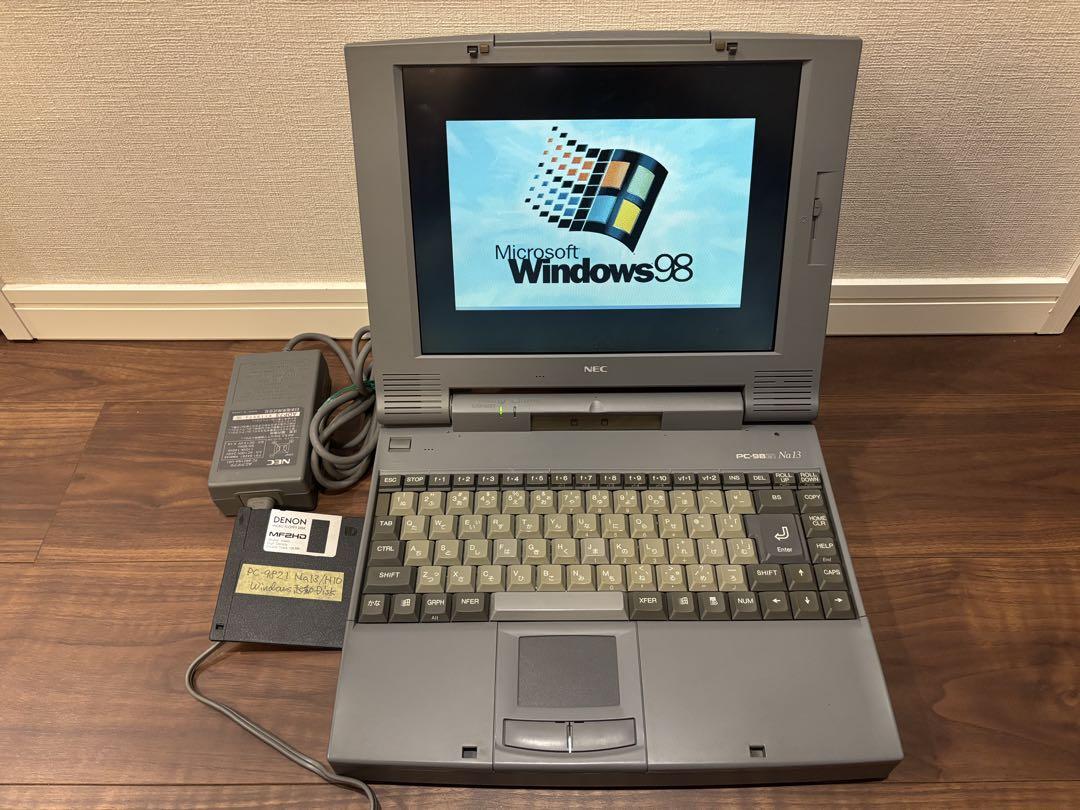 NEC 98NOTE Lavie PC9821NA13/H10 純正アダプター付 NEC 98NOTE Lavie PC9821NA13/H10 純正アダプター付