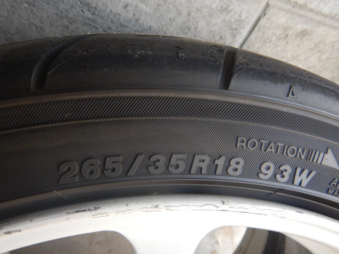 265/35 R18 タイヤホイールセット