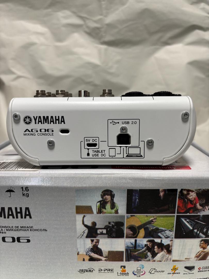 美品中古Yamaha AG06 USBオーディオインターフェース 動作品