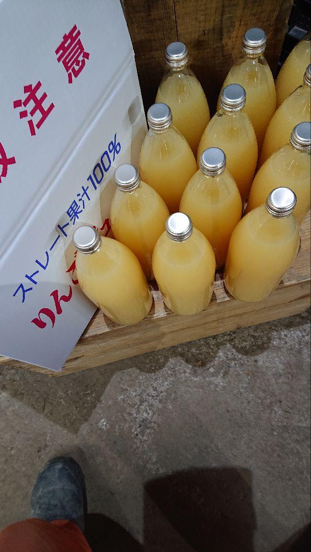 青森りんご　サンつがる100％　りんごジュース　1L１２本入り 　送料込