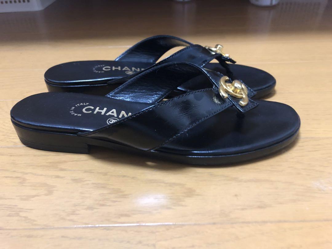 CHANEL シャネル ターンロックサンダル