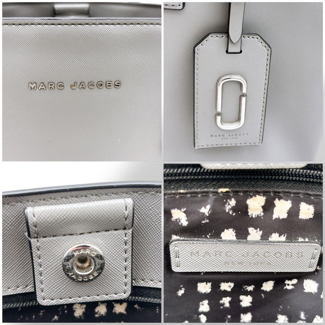 良品 C020 マークジェイコブス A4 トートバッグ グレー - メルカリ
