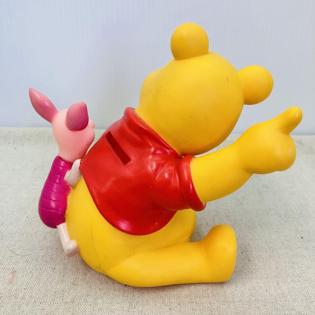 プーさん&ピグレット ソフビ貯金箱 置物 ディズニー Disney